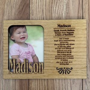 Brand new Personalized Name Frame - Madison